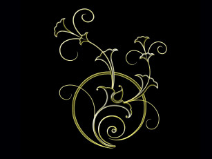 Картинка векторная+графика цветы+ flowers цветок узор