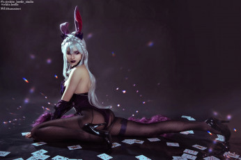 Картинка девушки kurumirori образ костюм карты