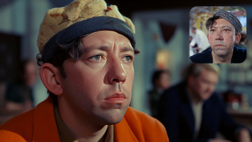 Картинка рисованное кино +мультфильмы нейросети графика нейроарт ai art нейронные сети рисунки нейро искусство балбес юрий никулин