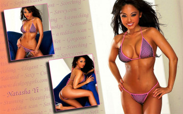 Картинка девушки natasha+yi брюнетка купальник кресло коллаж