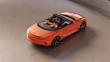 обоя bentley mulliner batur convertible 2024, автомобили, bentley, mulliner, batur, с, откидным, верхом, вид, свeрху