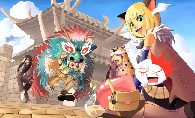 Обои картинки фото видео игры, ragnarok online, персонаж, костюмы, храм