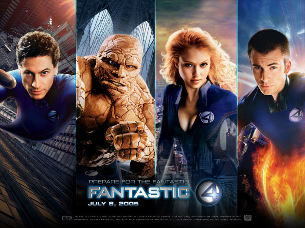 Обои картинки фото fantastic, four, кино, фильмы