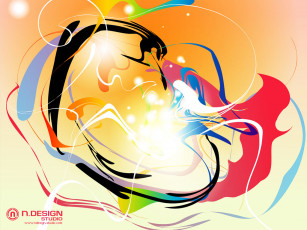 обоя векторная, графика