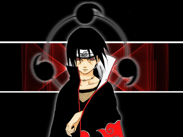 Обои картинки фото аниме, naruto, akatsuki, shinobi, itachi, uchiha