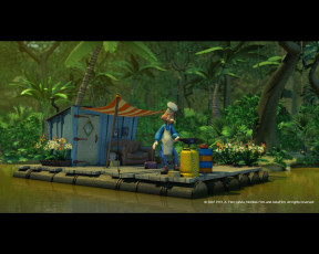 Картинка мультфильмы jungledyret hugo fr& 230 flabet og fri