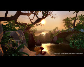 Картинка мультфильмы jungledyret hugo fr& 230 flabet og fri