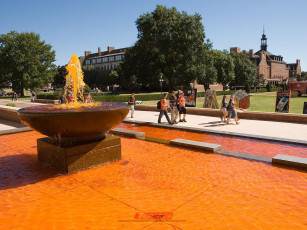 обоя города, фонтаны