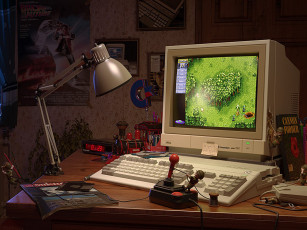 Картинка 3д графика другое компютер освещения лампа