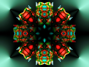 Картинка 3д графика fractal фракталы