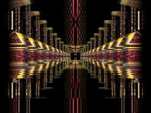 Картинка 3д графика fractal фракталы