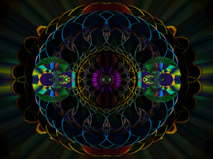 Картинка 3д графика fractal фракталы