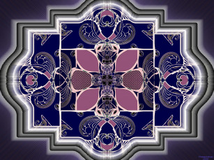 Картинка 3д графика fractal фракталы