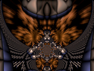 Картинка 3д графика fractal фракталы фрактал