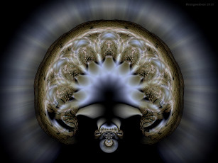 Картинка 3д графика fractal фракталы фрактал