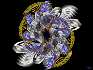 Картинка 3д графика fractal фракталы фрактал