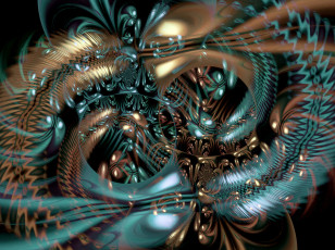 Картинка 3д графика fractal фракталы