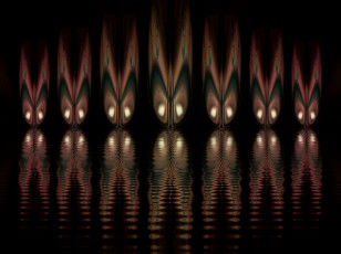 Картинка 3д графика fractal фракталы