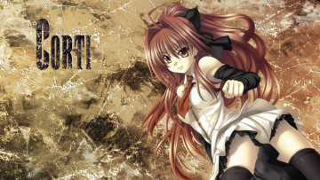 Картинка аниме polyphonica девушка волосы бантик