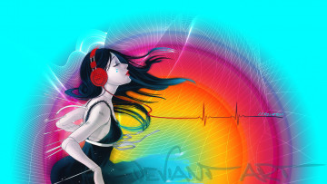 Картинка векторная графика девушка