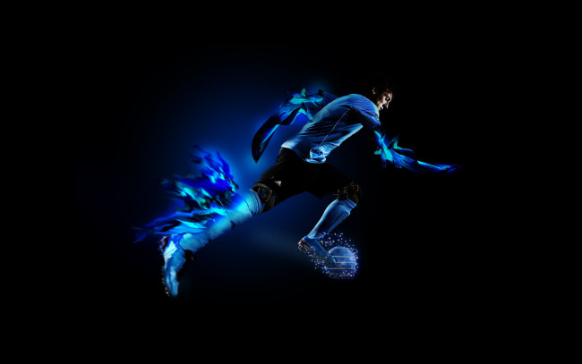 Обои картинки фото спорт, 3d, рисованные, футбол