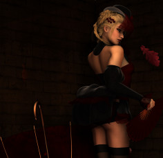 Картинка 3д+графика люди+ people девушка взгляд