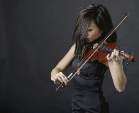 Картинка музыка -+другое игра скрипка девушка