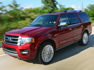 Картинка автомобили ford expedition 2015г красный platinum