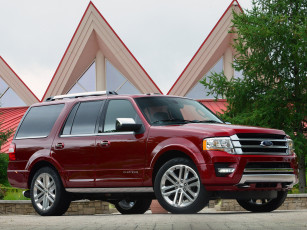 Картинка автомобили ford красный platinum expedition 2015г
