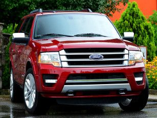 Картинка автомобили ford красный platinum expedition 2015г