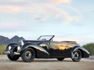 обоя автомобили, классика, 57715, stelvio, gangloff, type, 57c, 1938г, bugatti