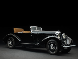 Картинка автомобили классика темный 1931г yr5099 barker cabriolet coupe sports 8 litre bentley