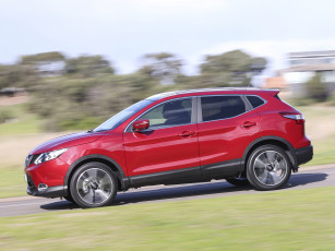 Картинка автомобили nissan datsun qashqai au-spec 2014г красный