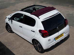 обоя автомобили, peugeot, 108, top, светлый, 2014г, uk-spec, 5-door