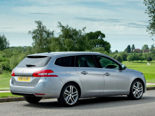 Картинка автомобили peugeot 2014г sw 308 uk-spec серый