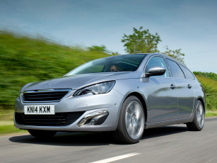 Картинка автомобили peugeot серый 2014г uk-spec sw 308
