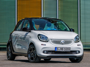 обоя автомобили, smart, светлый, 2014г, w453, proxy, forfour
