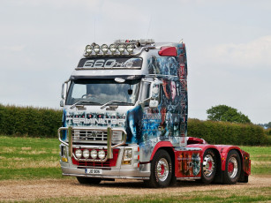 Картинка volvo+fh16+j+davidson+terminator автомобили volvo+trucks транспортное средство автомобиль