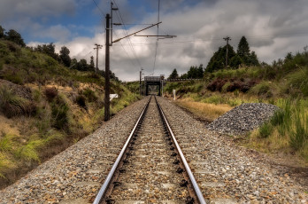 Картинка разное транспортные+средства+и+магистрали рельсы дорога железная