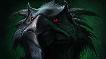 Картинка рисованные животные +сказочные +мифические клюв