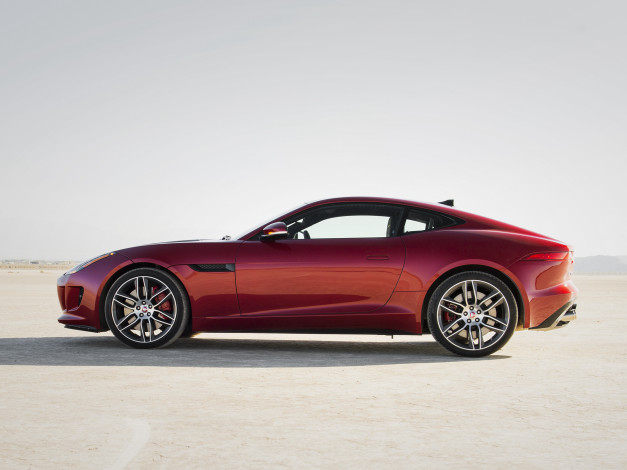 Обои картинки фото автомобили, jaguar, coupе, f-type, r, 2015г, us-spec