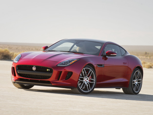 Обои картинки фото автомобили, jaguar, f-type, r, coupе, us-spec, 2015г