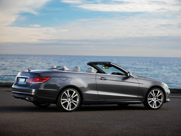 Обои картинки фото автомобили, mercedes-benz, 2013г, a207, au-spec, cabrio, e, 250, темный