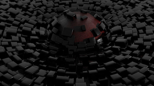 Обои картинки фото 3д графика, другое , other, квадраты, шар