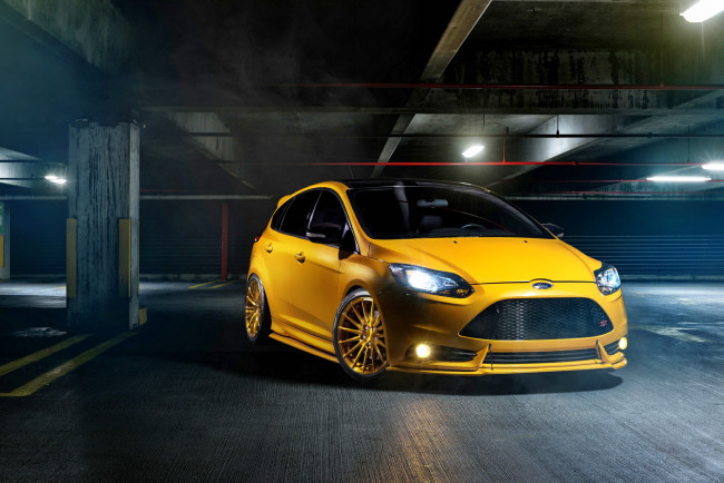 Обои картинки фото ford focus st, автомобили, ford, транспортное, средство, автомобиль
