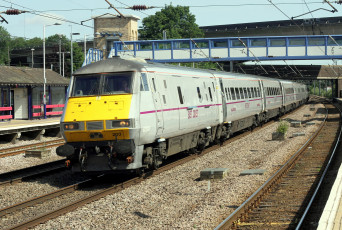 Картинка техника поезда состав локомотив рельсы железная дорога