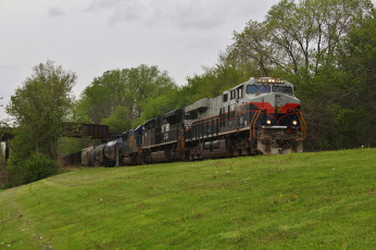 Картинка техника поезда локомотив рельсы дорога железная состав
