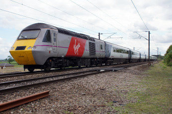 Картинка техника поезда состав локомотив рельсы дорога железная