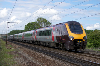 Картинка техника поезда состав локомотив рельсы дорога железная