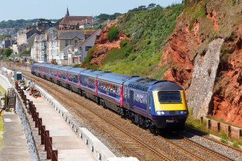 Картинка техника поезда состав локомотив рельсы дорога железная